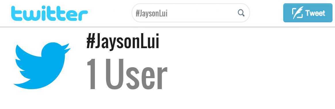 Jayson Lui twitter account