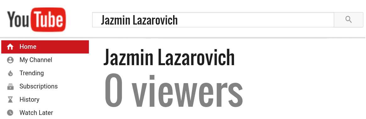 Jazmin Lazarovich youtube subscribers