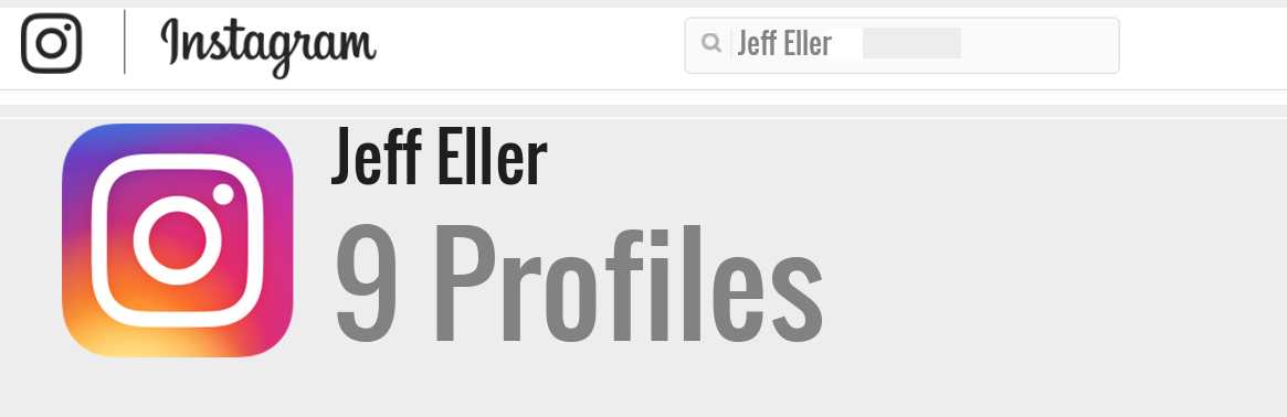 Jeff Eller instagram account