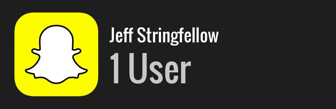 Jeff Stringfellow snapchat