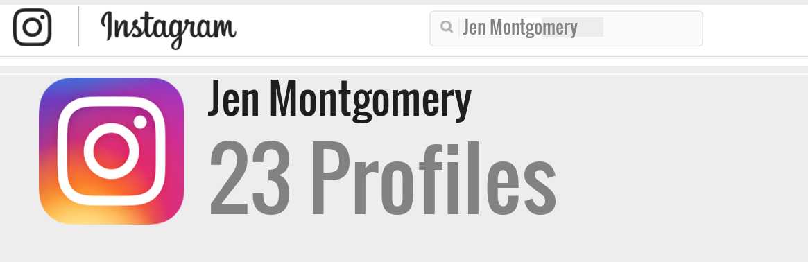 Jen Montgomery instagram account