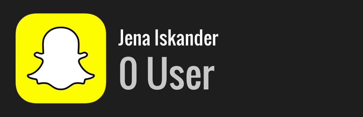 Jena Iskander snapchat