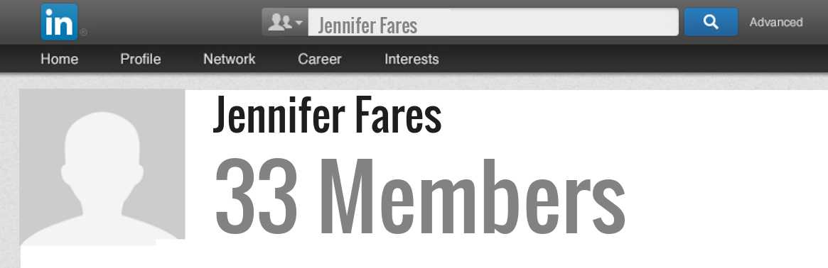 Jennifer Fares linkedin profile