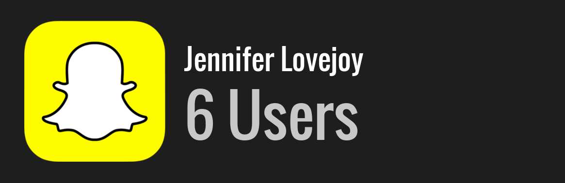 Jennifer Lovejoy snapchat