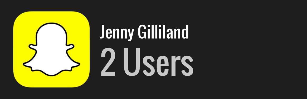 Jenny Gilliland snapchat