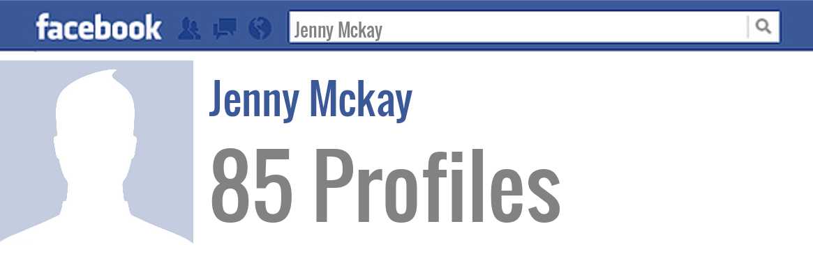 Jenny Mckay facebook profiles