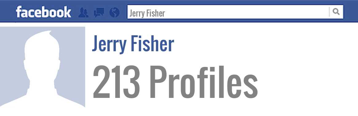 Jerry Fisher facebook profiles