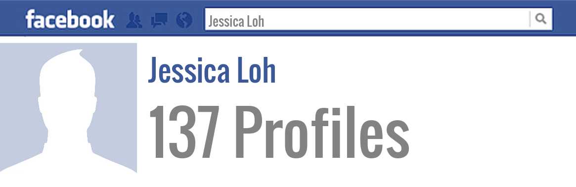 Jessica Loh facebook profiles