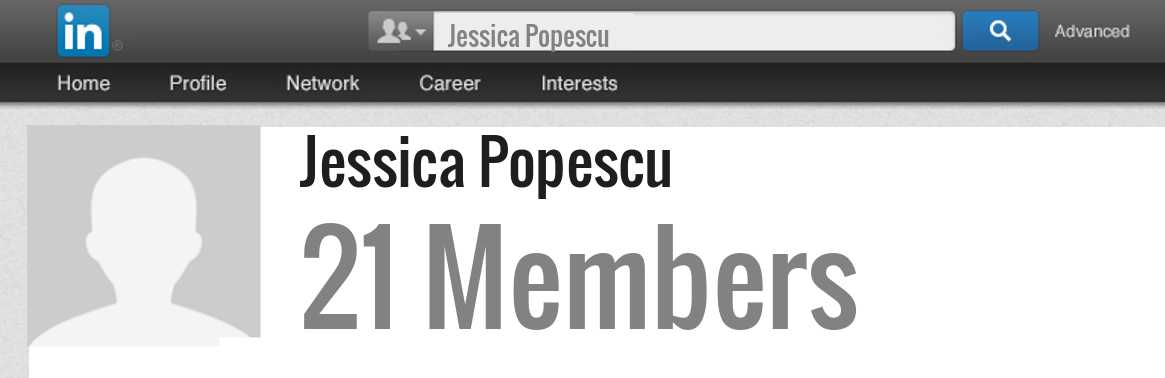 Jessica Popescu linkedin profile