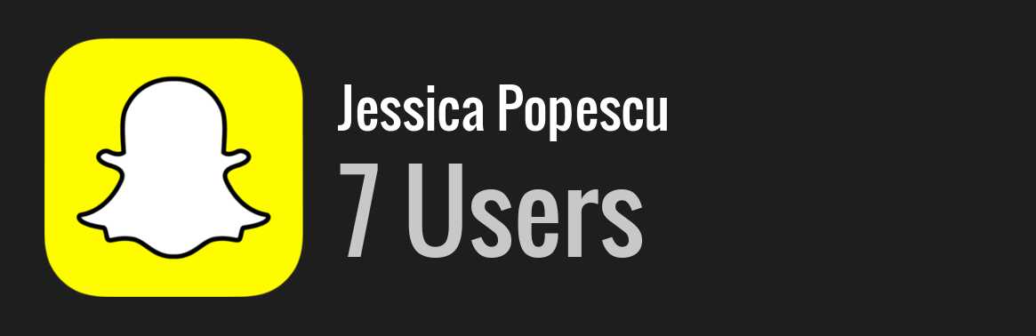 Jessica Popescu snapchat