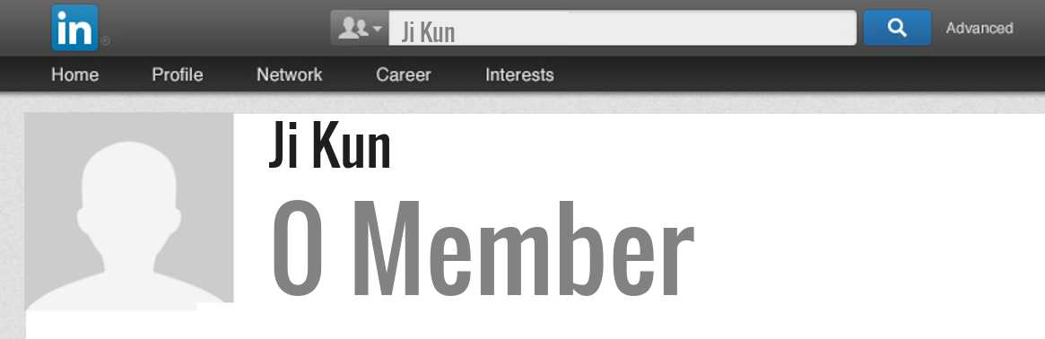Ji Kun linkedin profile