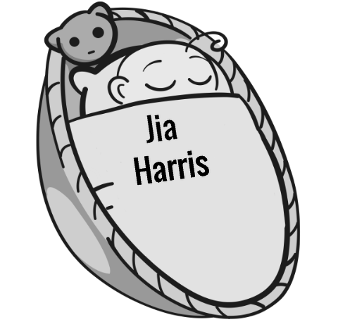 Jia Harris sleeping baby