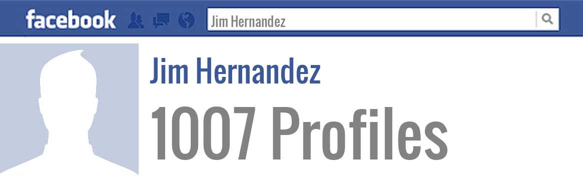 Jim Hernandez facebook profiles