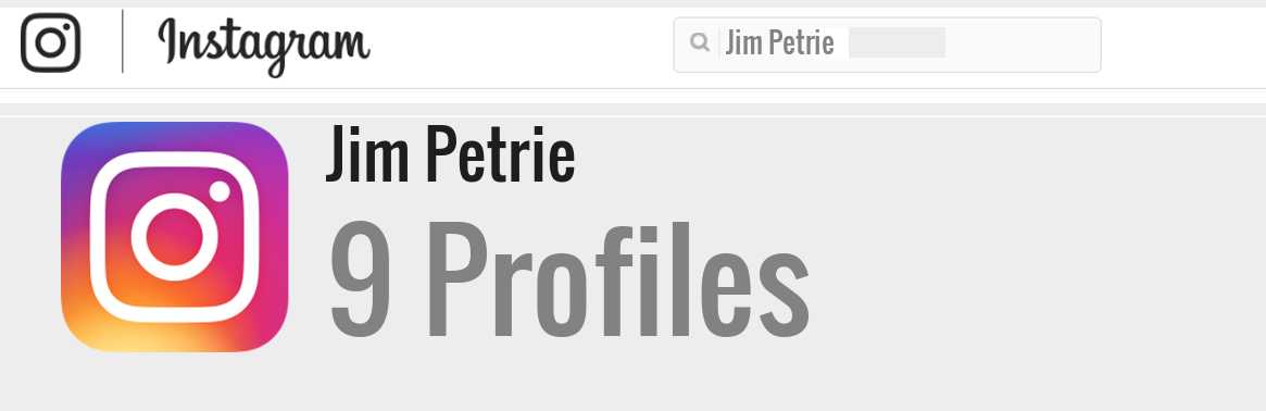 Jim Petrie instagram account