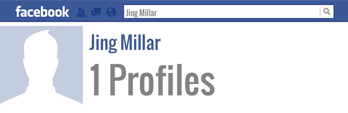 Jing Millar facebook profiles