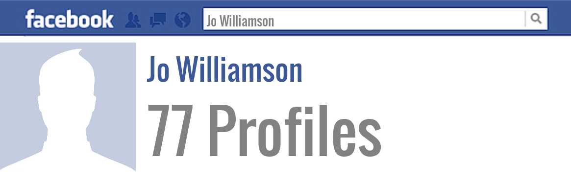 Jo Williamson facebook profiles