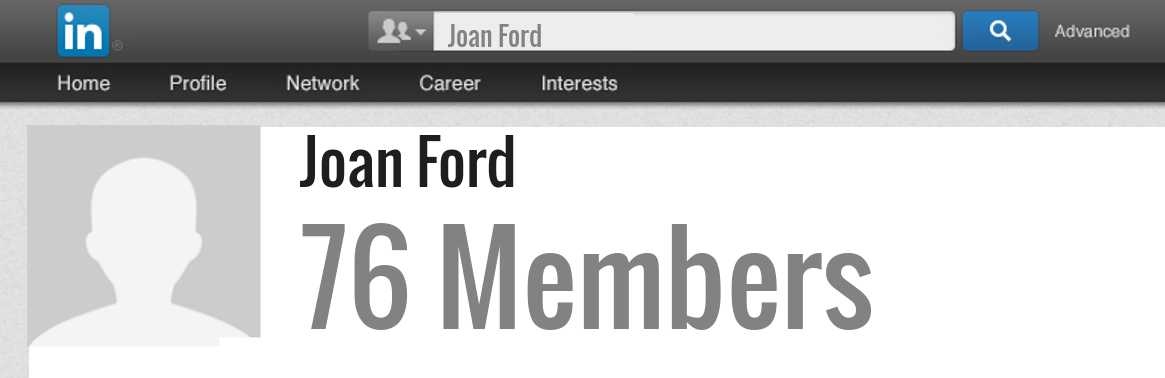 Joan Ford linkedin profile
