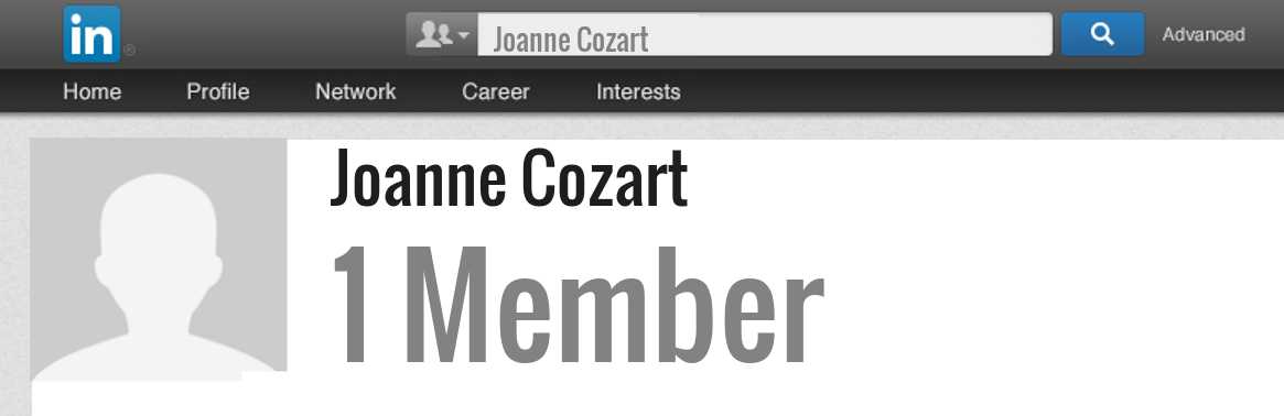Joanne Cozart linkedin profile