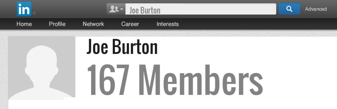 Joe Burton linkedin profile