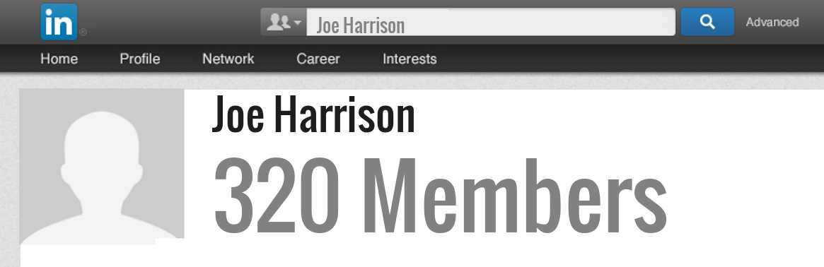 Joe Harrison linkedin profile