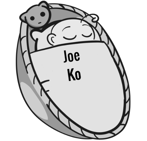 Joe Ko sleeping baby