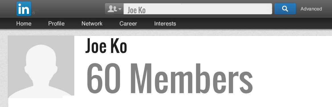 Joe Ko linkedin profile