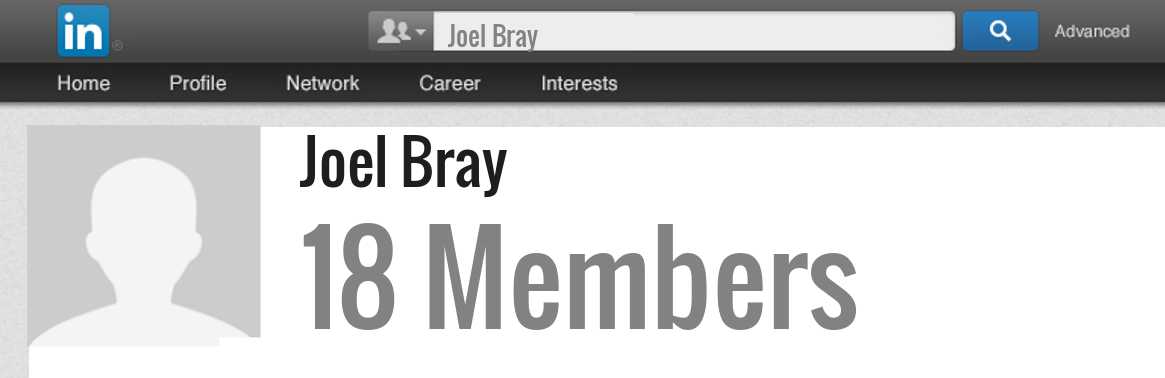 Joel Bray linkedin profile