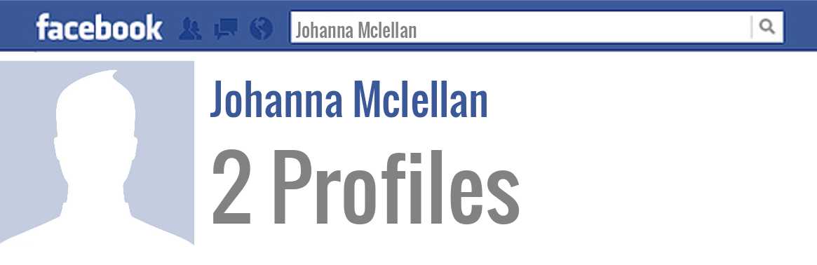 Johanna Mclellan facebook profiles