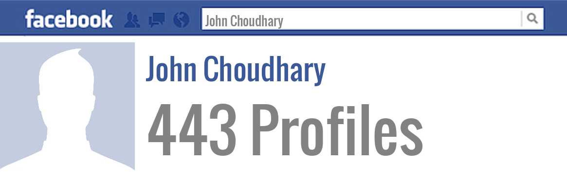 John Choudhary facebook profiles