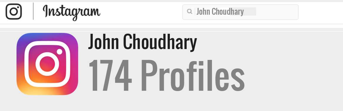 John Choudhary instagram account