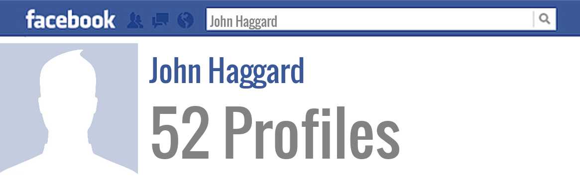 John Haggard facebook profiles