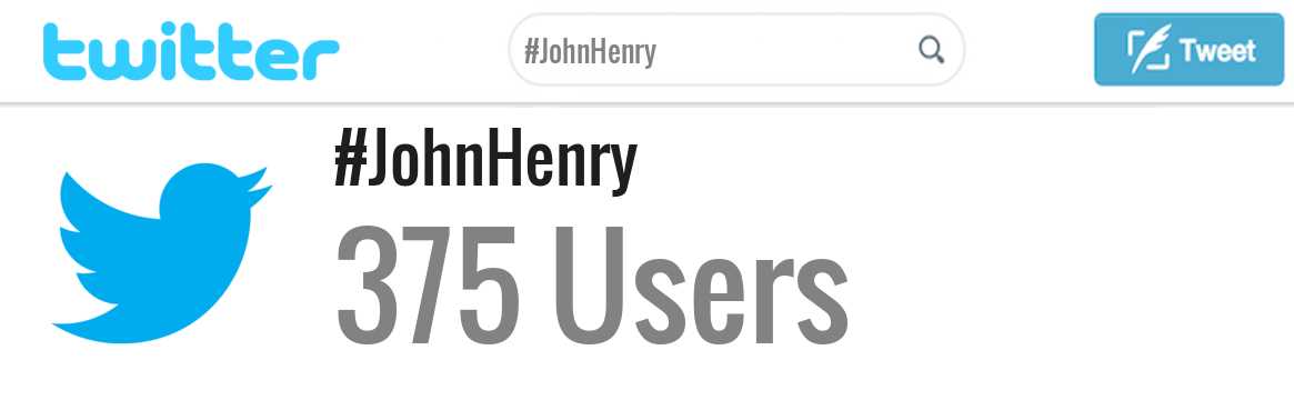 John Henry twitter account