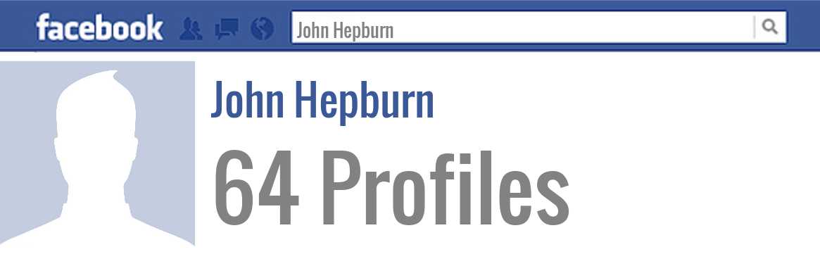 John Hepburn facebook profiles
