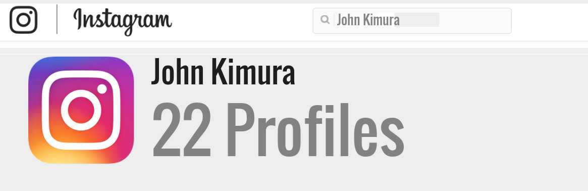John Kimura instagram account