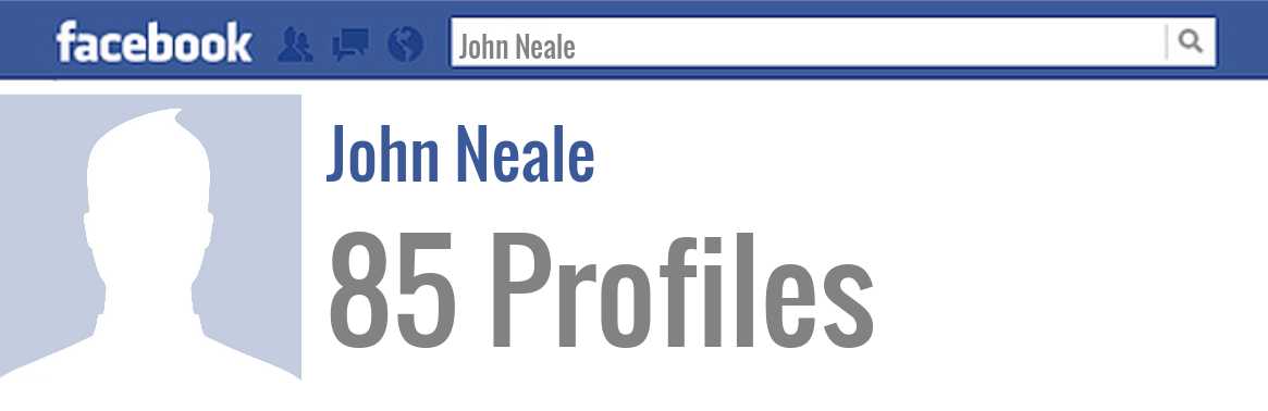John Neale facebook profiles