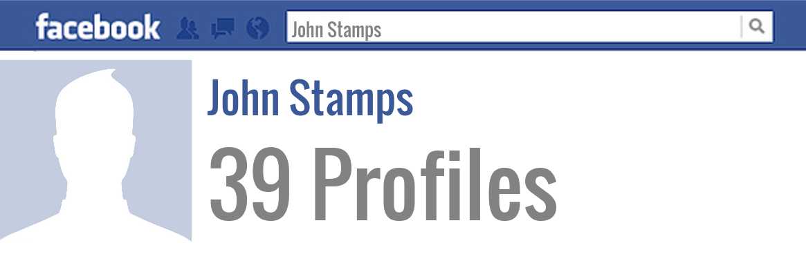 John Stamps facebook profiles