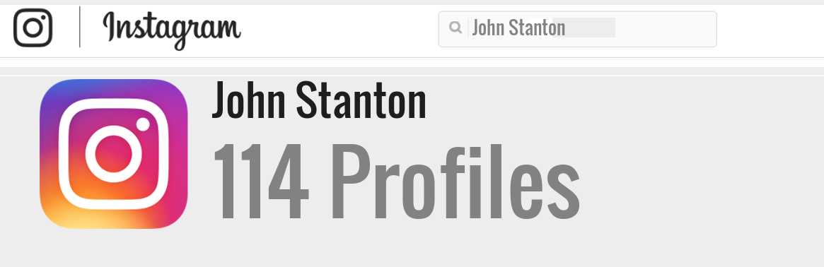 John Stanton instagram account