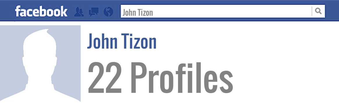 John Tizon facebook profiles