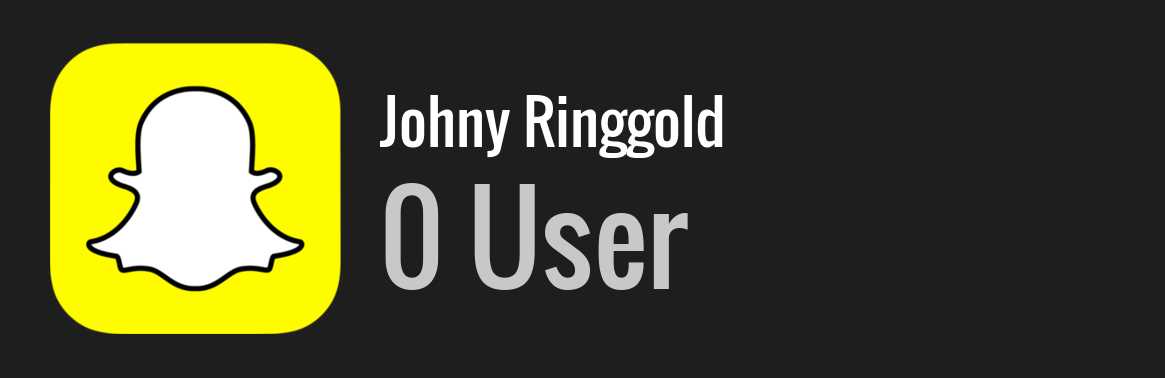 Johny Ringgold snapchat