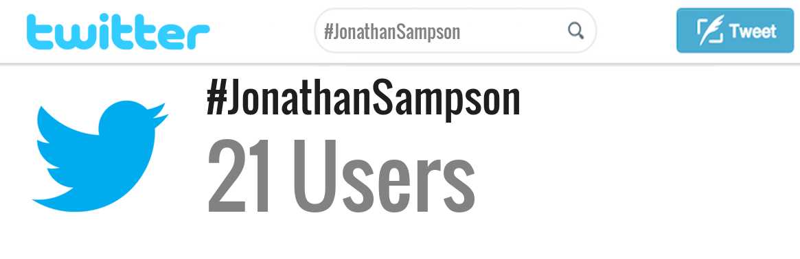 Jonathan Sampson twitter account