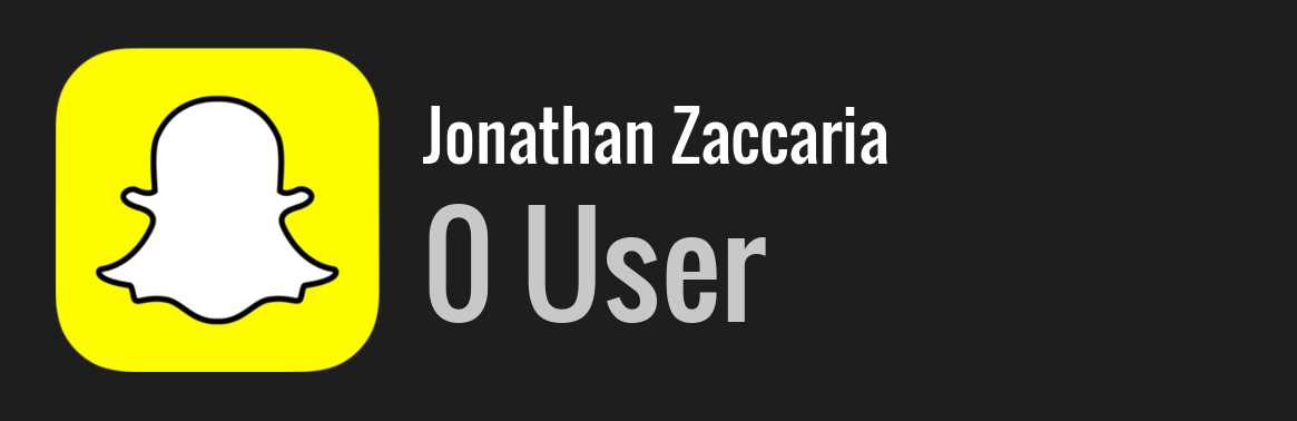 Jonathan Zaccaria snapchat