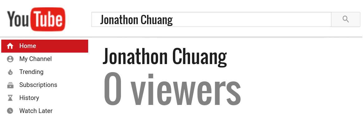Jonathon Chuang youtube subscribers