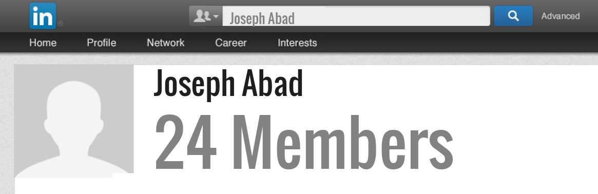 Joseph Abad linkedin profile