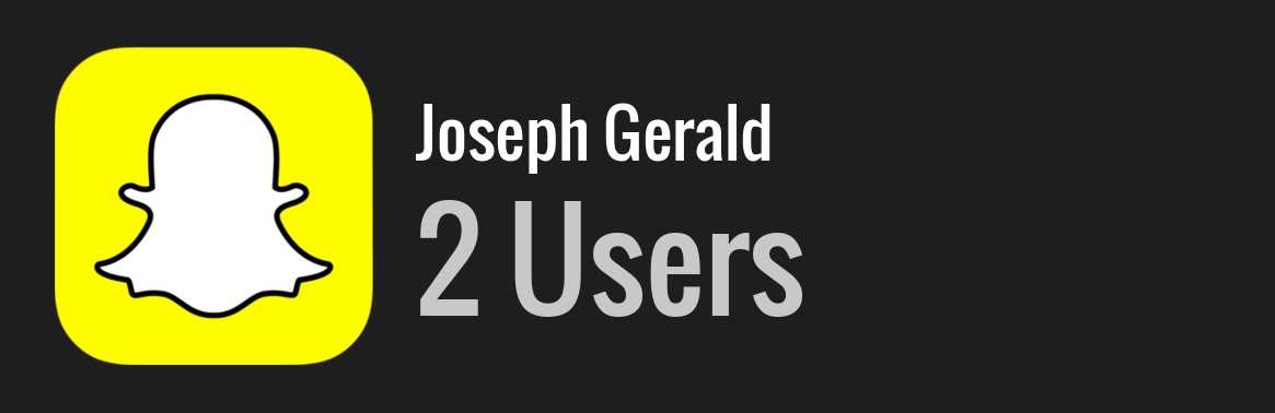 Joseph Gerald snapchat