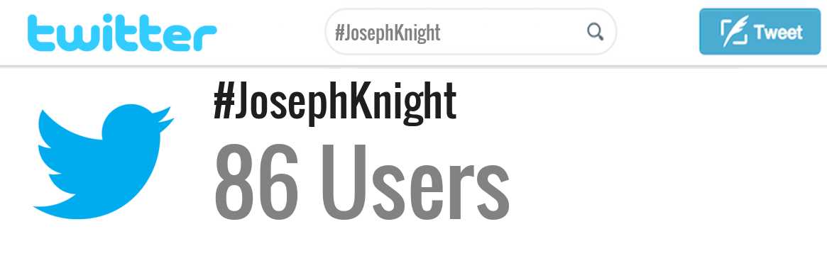 Joseph Knight twitter account
