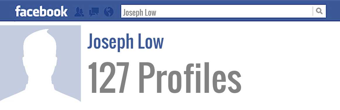 Joseph Low facebook profiles