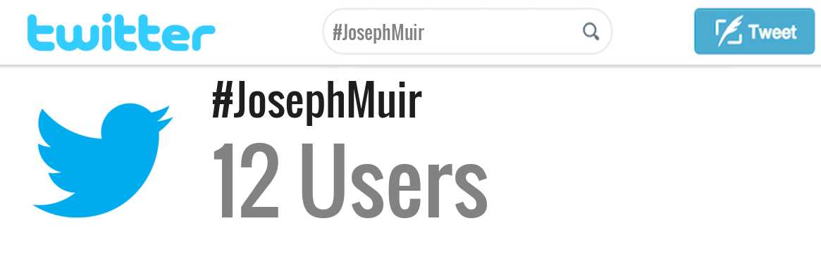 Joseph Muir twitter account
