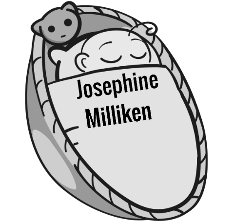 Josephine Milliken sleeping baby