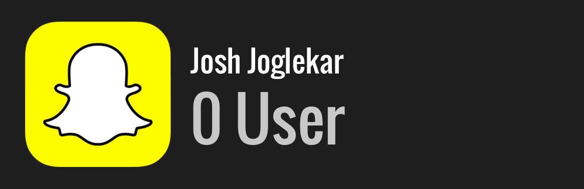 Josh Joglekar snapchat