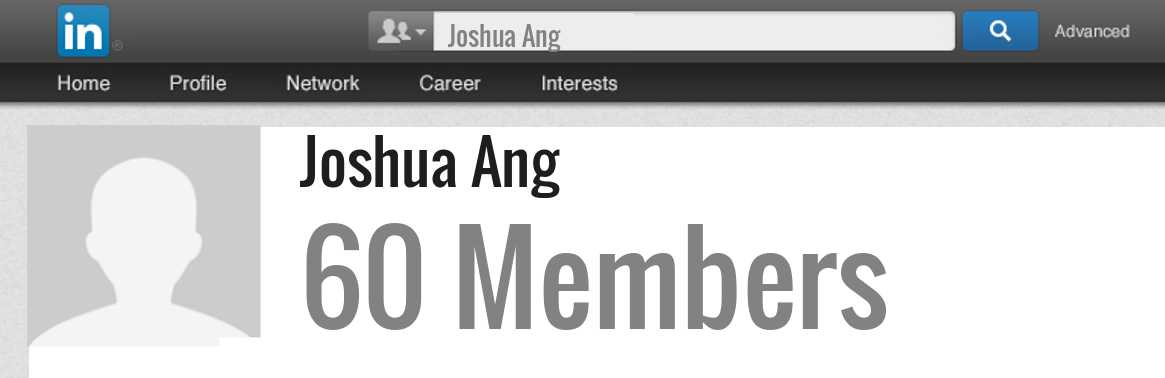 Joshua Ang linkedin profile